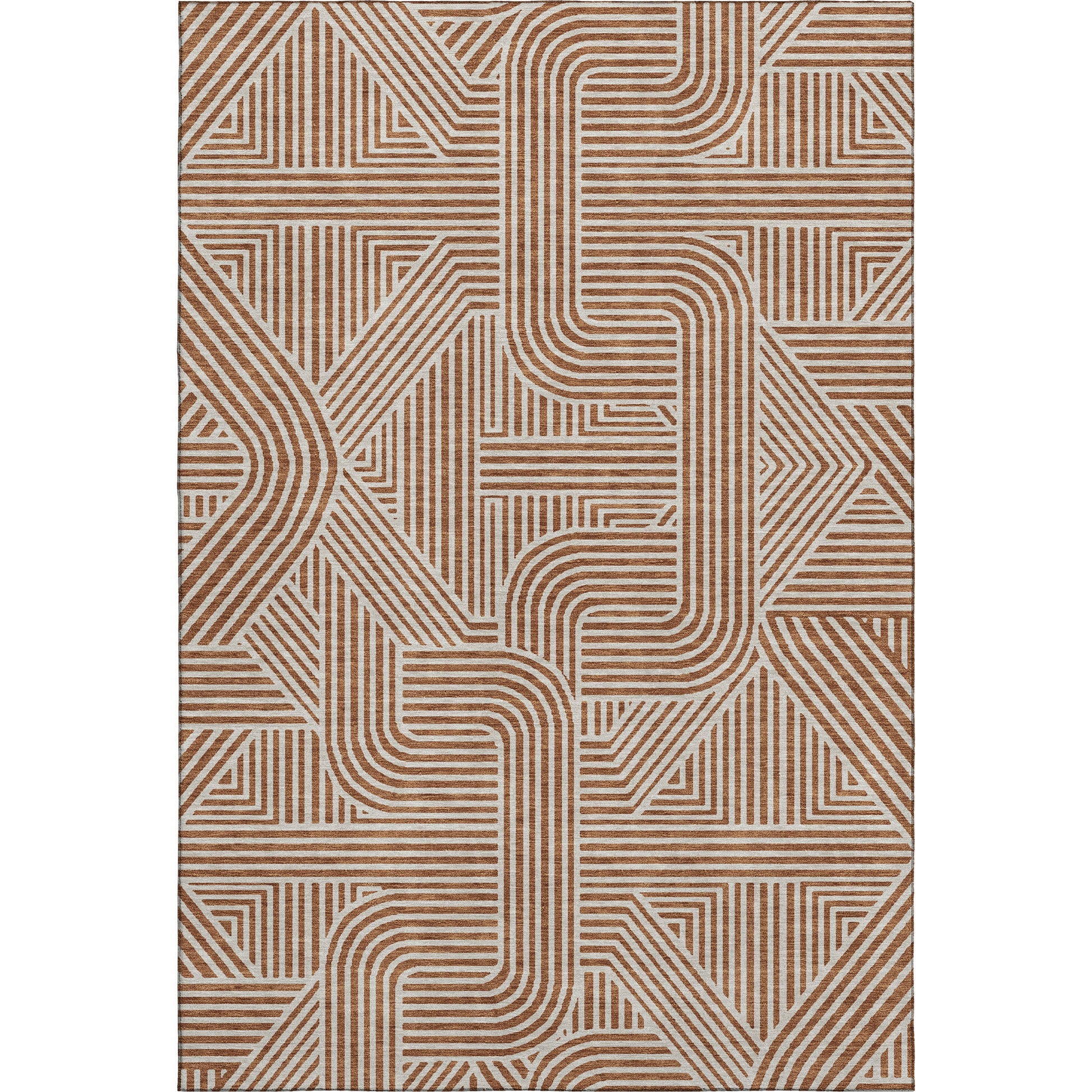 Dalyn Rugs The Reserve  Paprika  Geometric