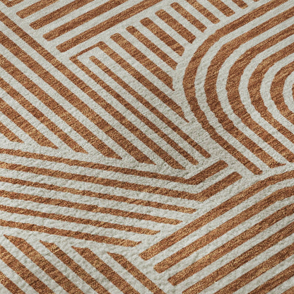 Dalyn Rugs The Reserve  Paprika  Geometric