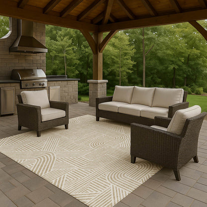 Dalyn Rugs The Reserve  Putty  Geometric