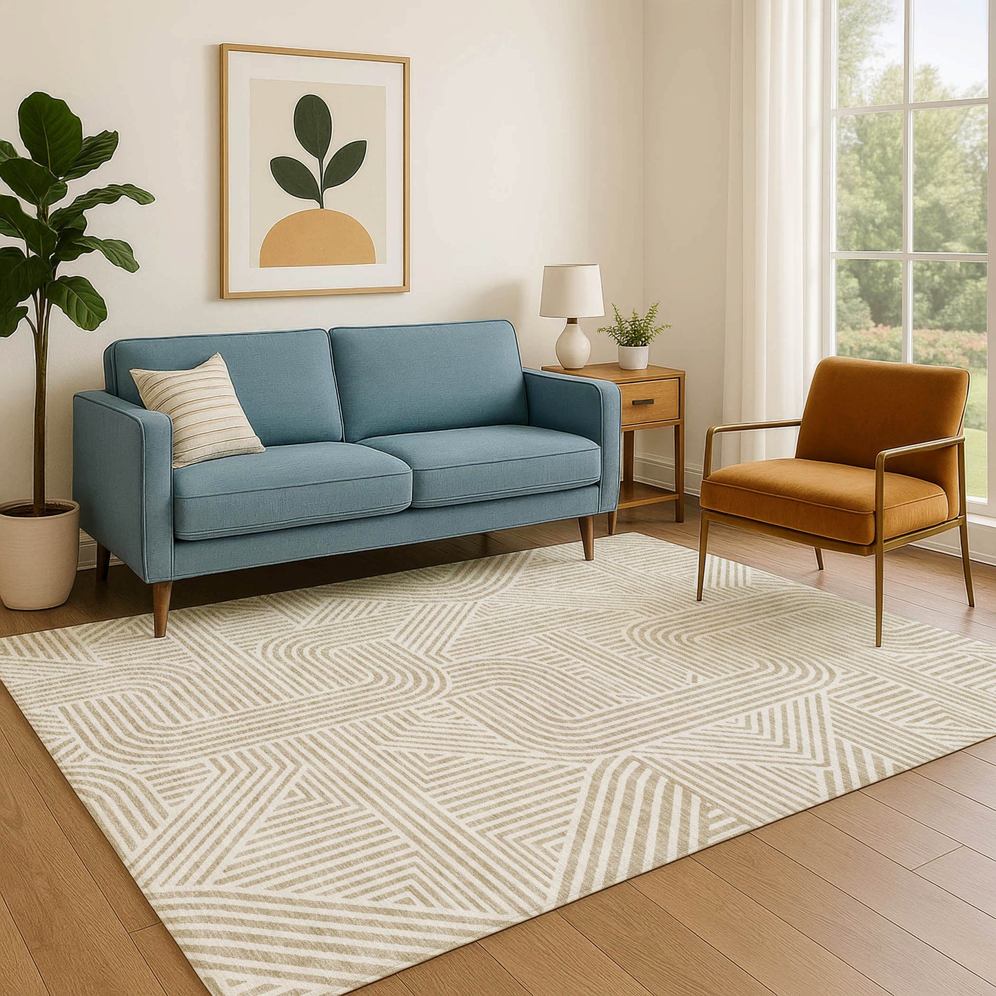 Dalyn Rugs The Reserve  Putty  Geometric