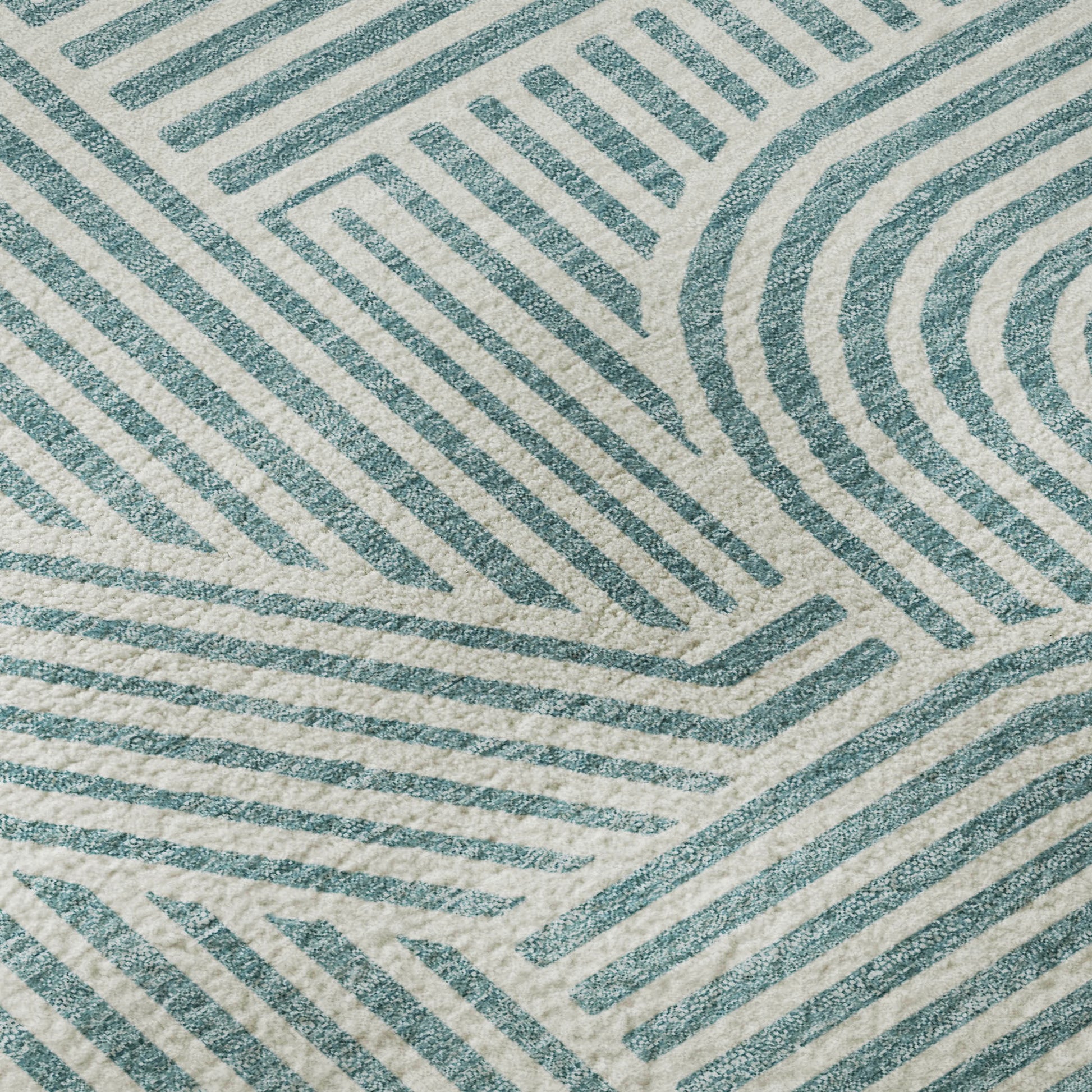 Dalyn Rugs The Reserve  Teal  Geometric