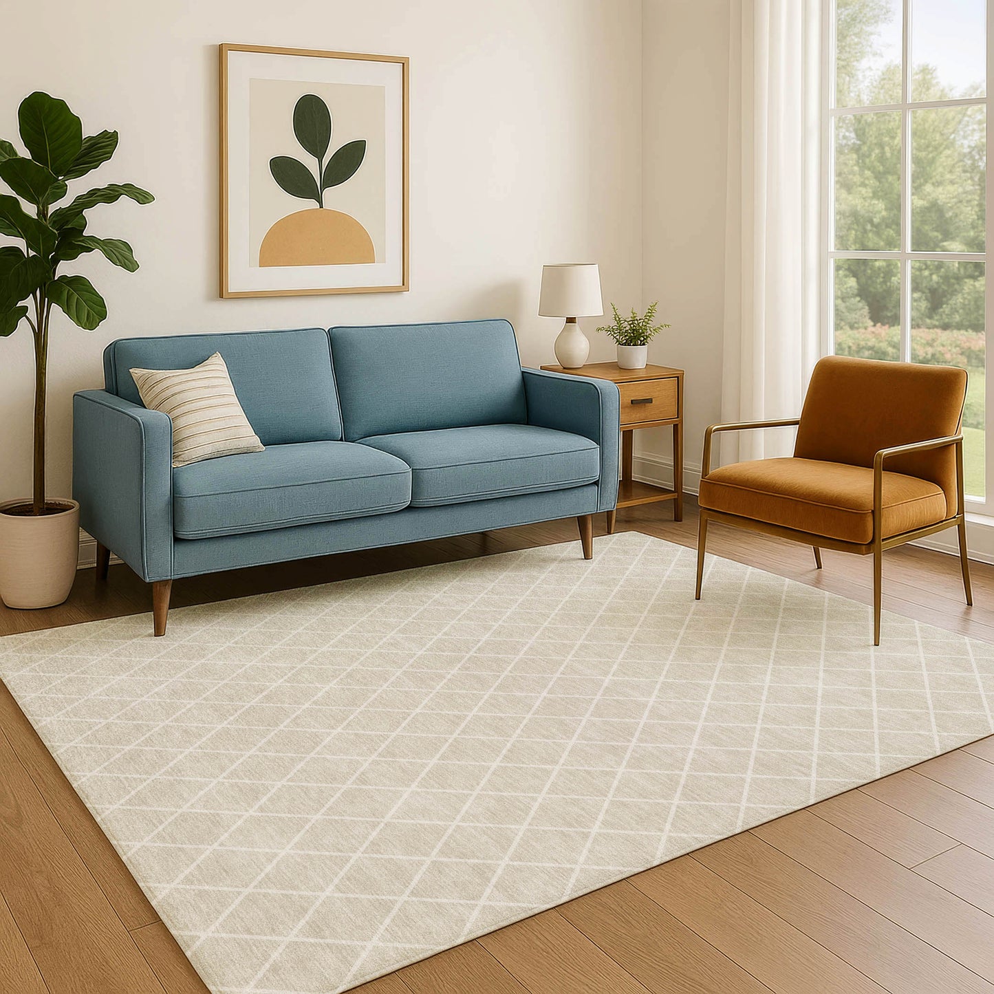 Dalyn Rugs The Reserve  Beige  Geometric
