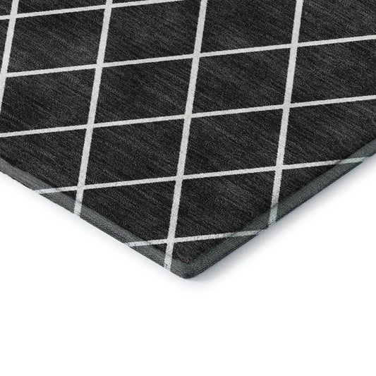 Dalyn Rugs The Reserve  Black  Geometric