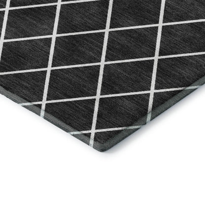 Dalyn Rugs The Reserve  Black  Geometric