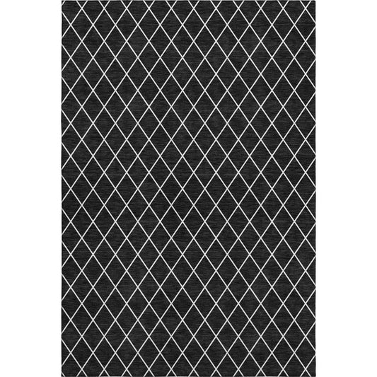 Dalyn Rugs The Reserve  Black  Geometric