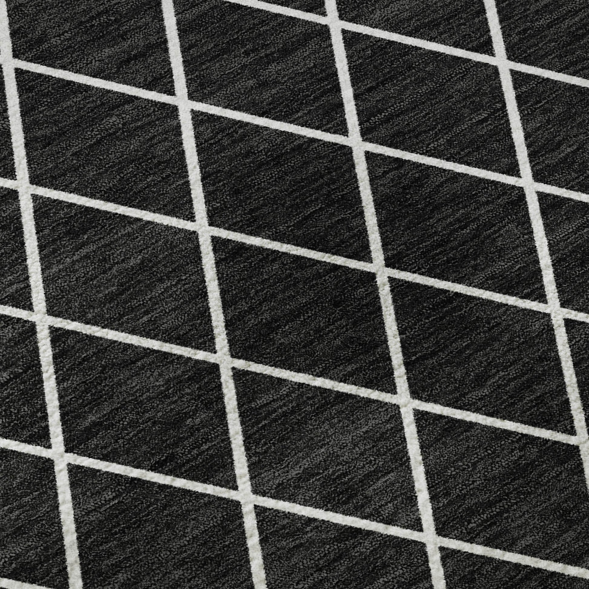 Dalyn Rugs The Reserve  Black  Geometric