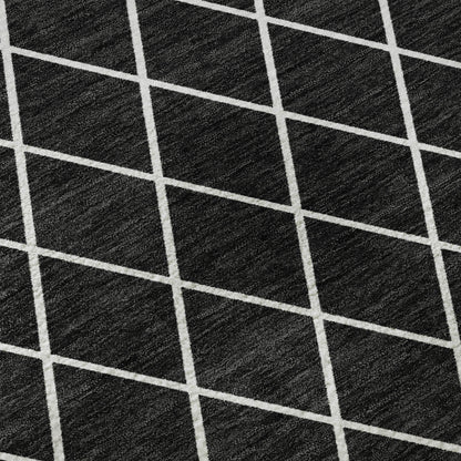 Dalyn Rugs The Reserve  Black  Geometric