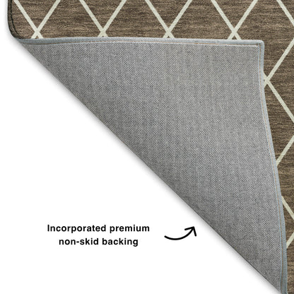 Dalyn Rugs The Reserve  Brown  Geometric