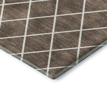 Dalyn Rugs The Reserve  Brown  Geometric