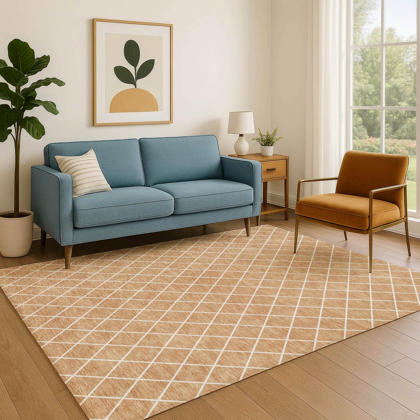 Dalyn Rugs The Reserve  Copper  Geometric
