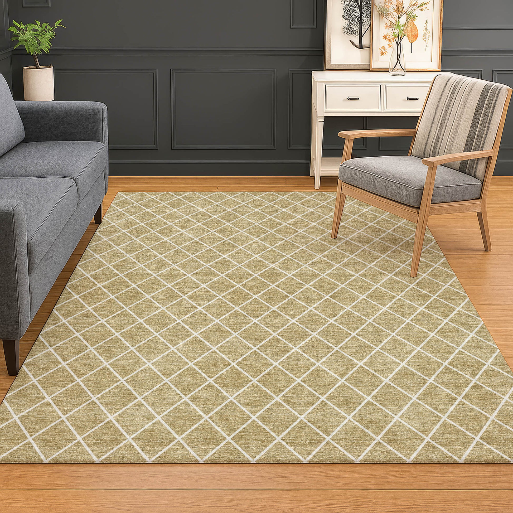 Dalyn Rugs The Reserve  Walnut  Geometric