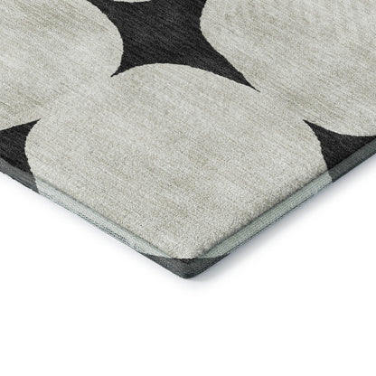 Dalyn Rugs The Reserve  Black  Geometric