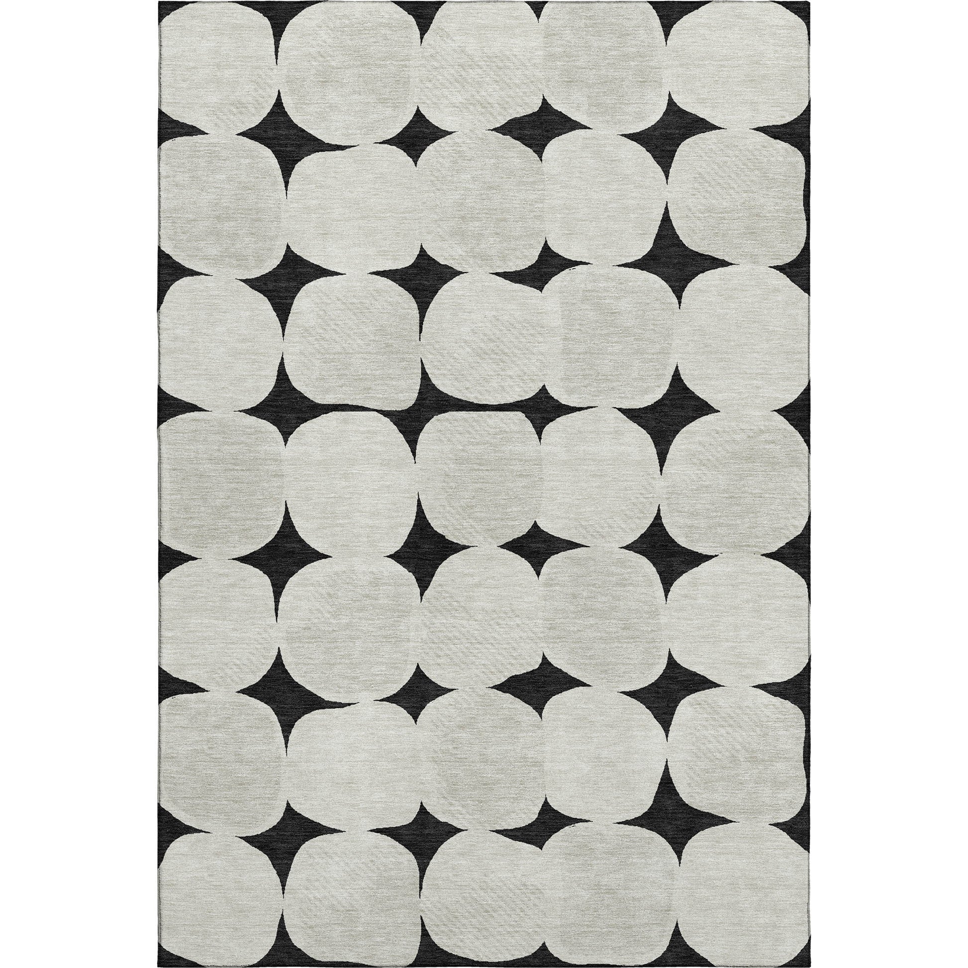 Dalyn Rugs The Reserve  Black  Geometric