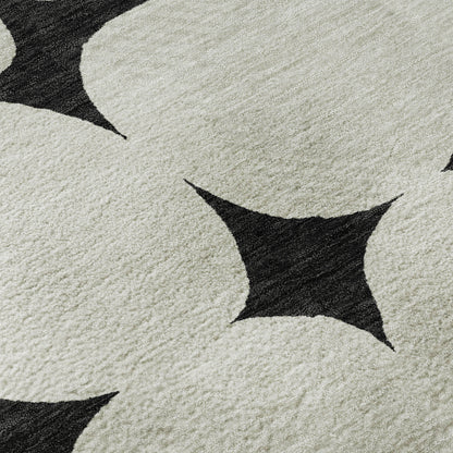 Dalyn Rugs The Reserve  Black  Geometric