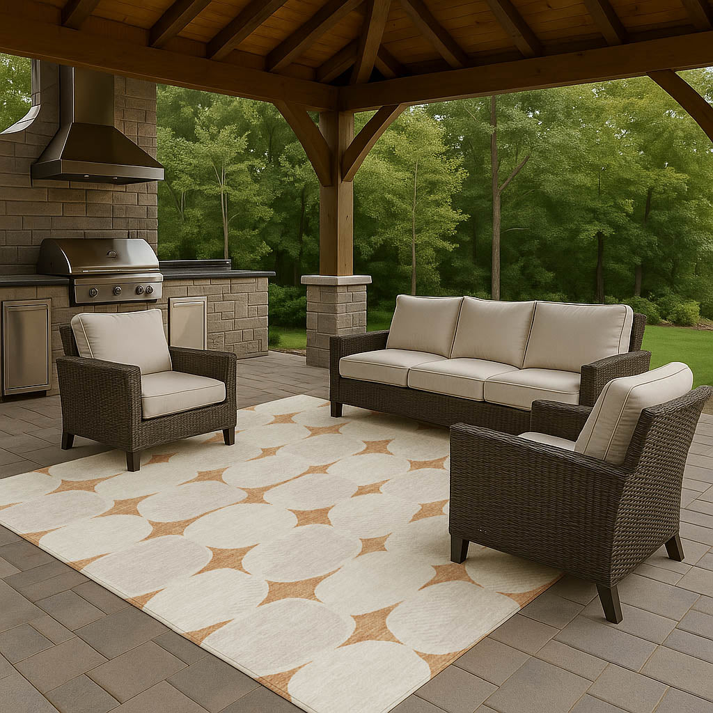 Dalyn Rugs The Reserve  Copper  Geometric