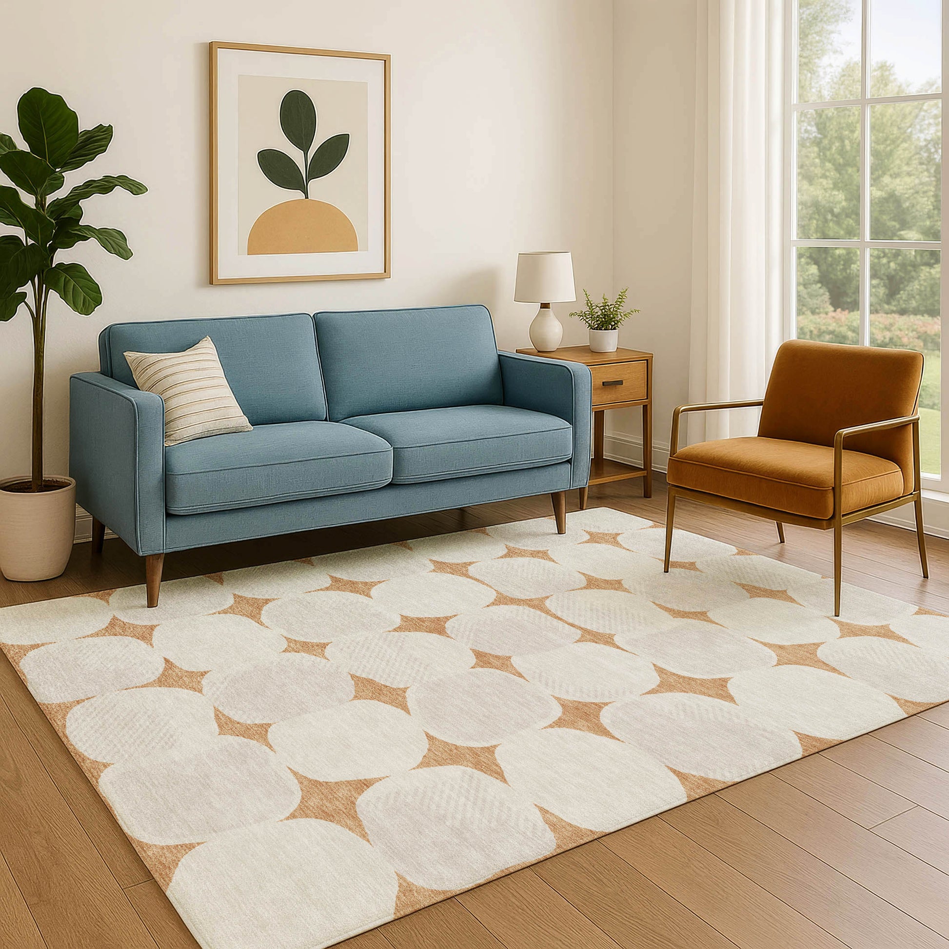 Dalyn Rugs The Reserve  Copper  Geometric