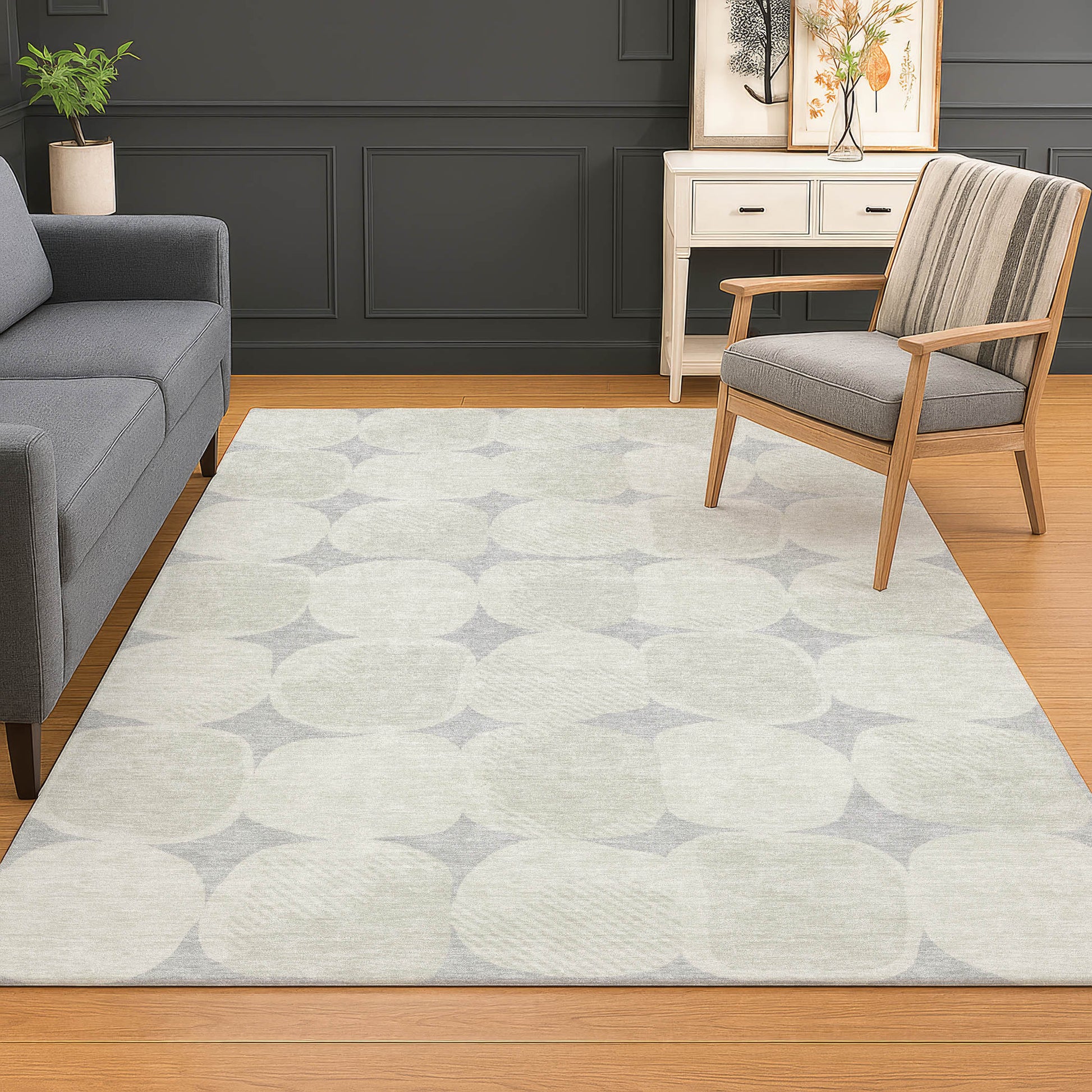 Dalyn Rugs The Reserve  Gray  Geometric