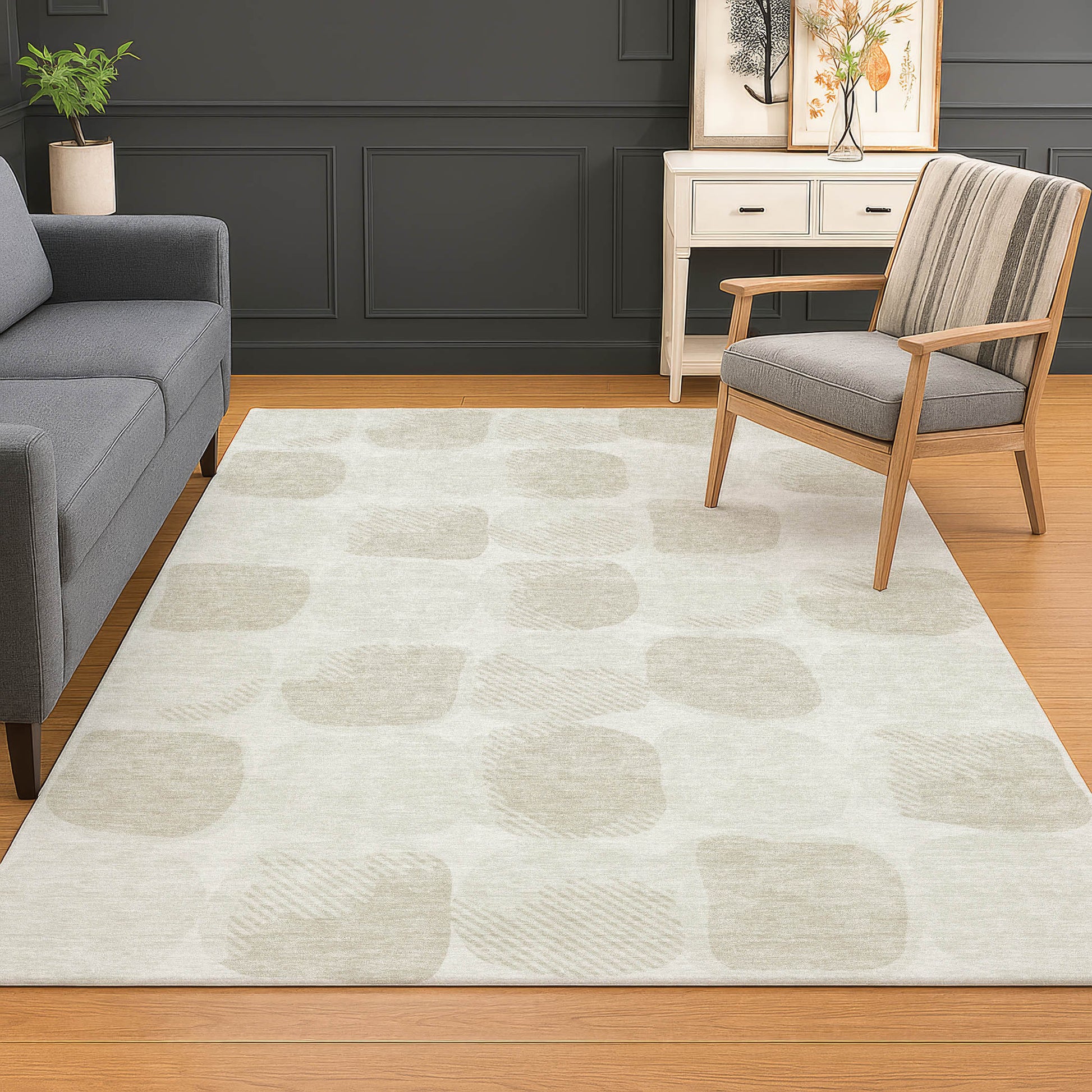 Dalyn Rugs The Reserve  Ivory  Geometric