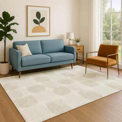 Dalyn Rugs The Reserve  Ivory  Geometric