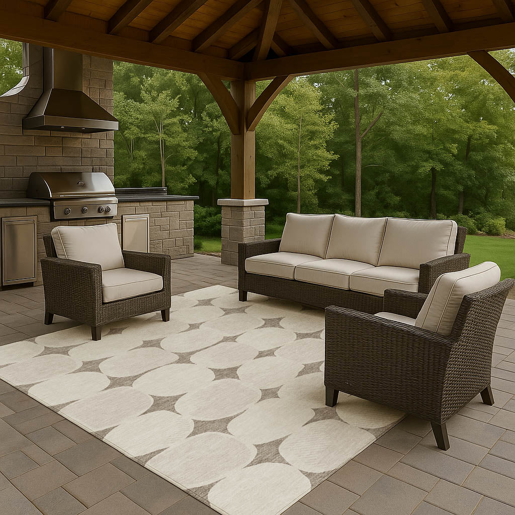 Dalyn Rugs The Reserve  Taupe  Geometric