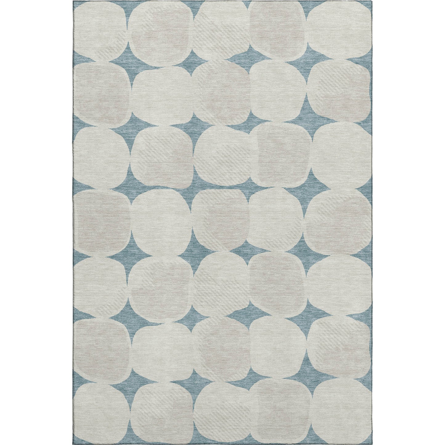 Dalyn Rugs The Reserve  Teal  Geometric