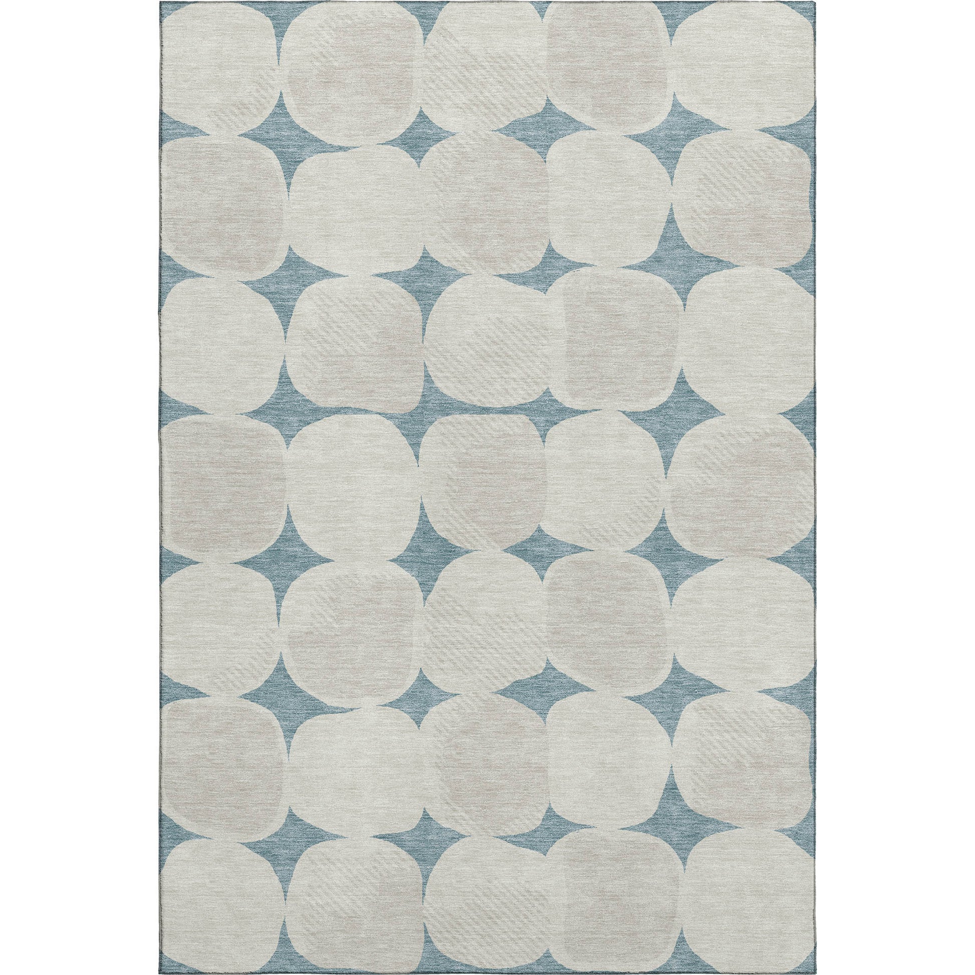 Dalyn Rugs The Reserve  Teal  Geometric