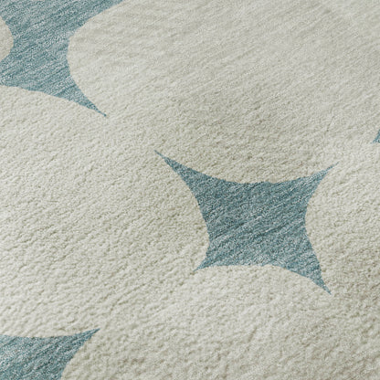 Dalyn Rugs The Reserve  Teal  Geometric