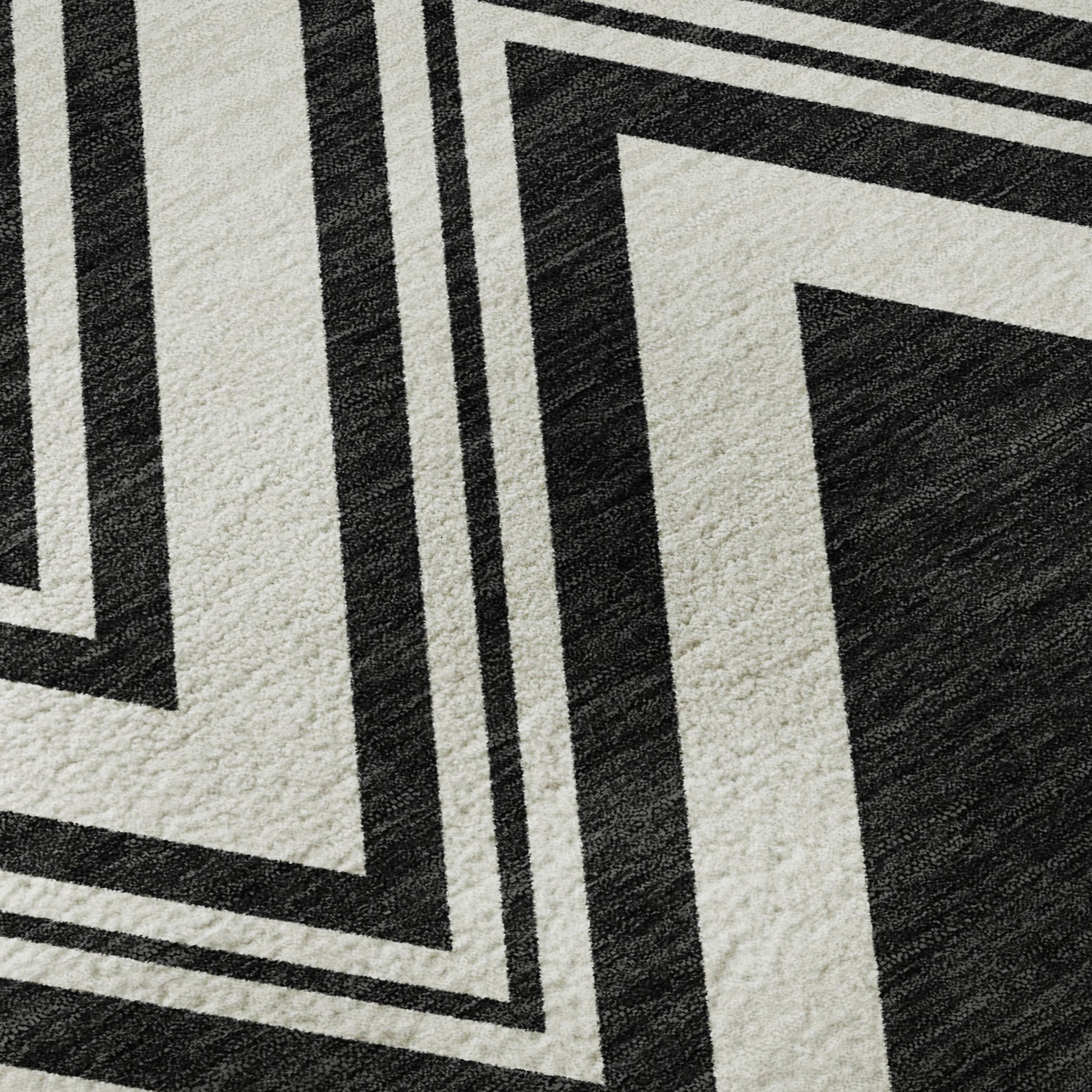 Dalyn Rugs The Reserve  Black  Geometric