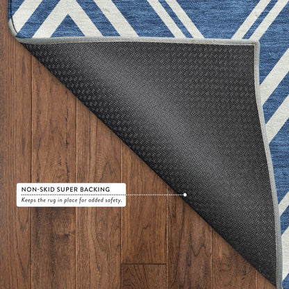 Dalyn Rugs The Reserve  Blue  Geometric