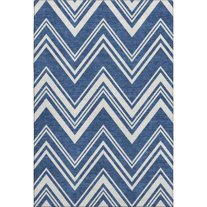 Dalyn Rugs The Reserve  Blue  Geometric