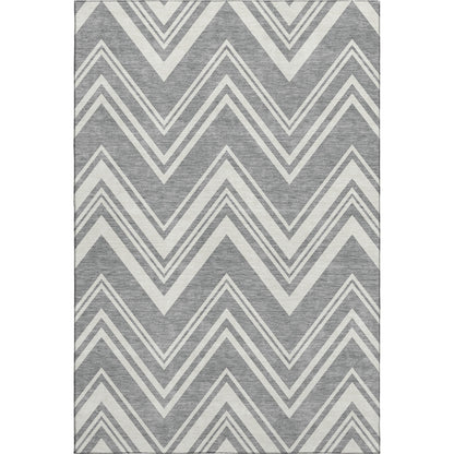Dalyn Rugs The Reserve  Pewter  Geometric