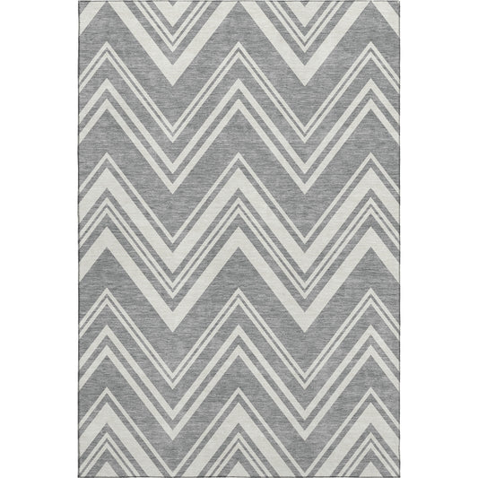 Dalyn Rugs The Reserve  Pewter  Geometric