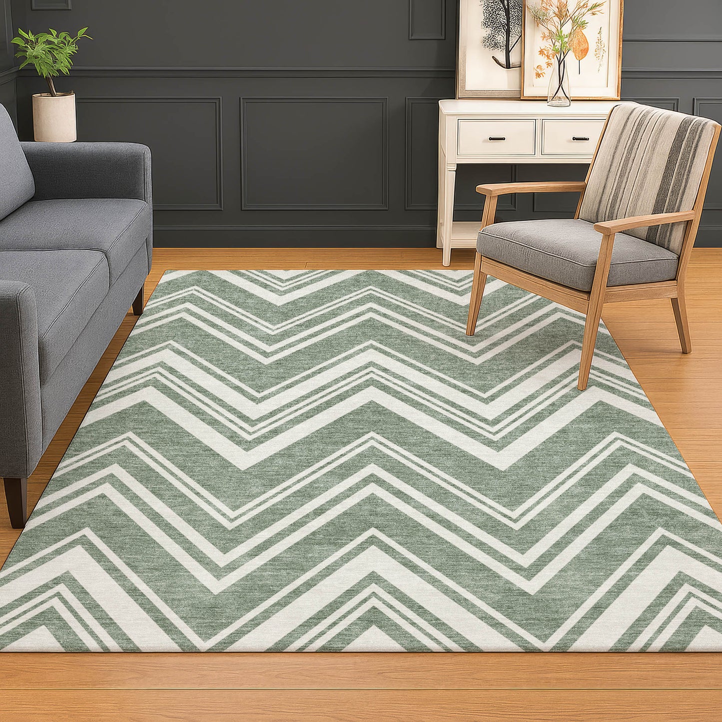 Dalyn Rugs The Reserve  Sage  Geometric