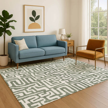 Dalyn Rugs The Reserve  Basil  Geometric