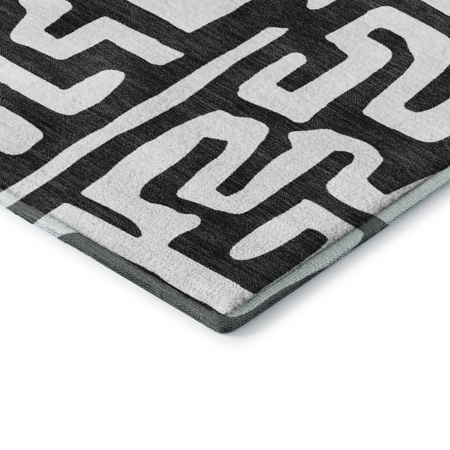 Dalyn Rugs The Reserve  Black  Geometric