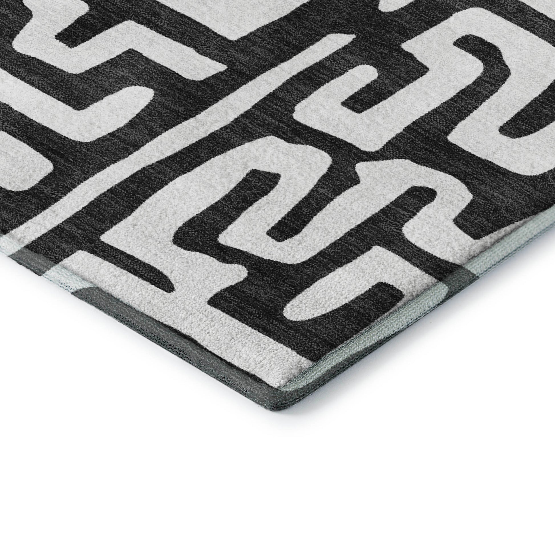 Dalyn Rugs The Reserve  Black  Geometric