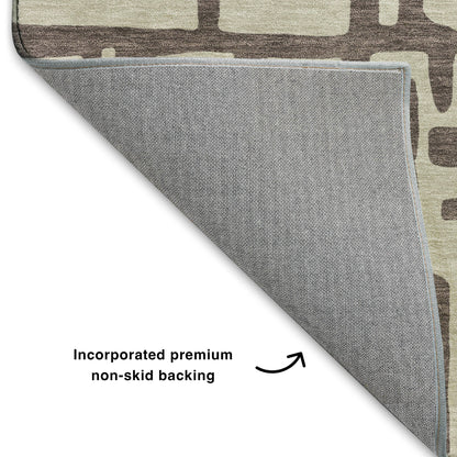 Dalyn Rugs The Reserve  Chocolate  Geometric