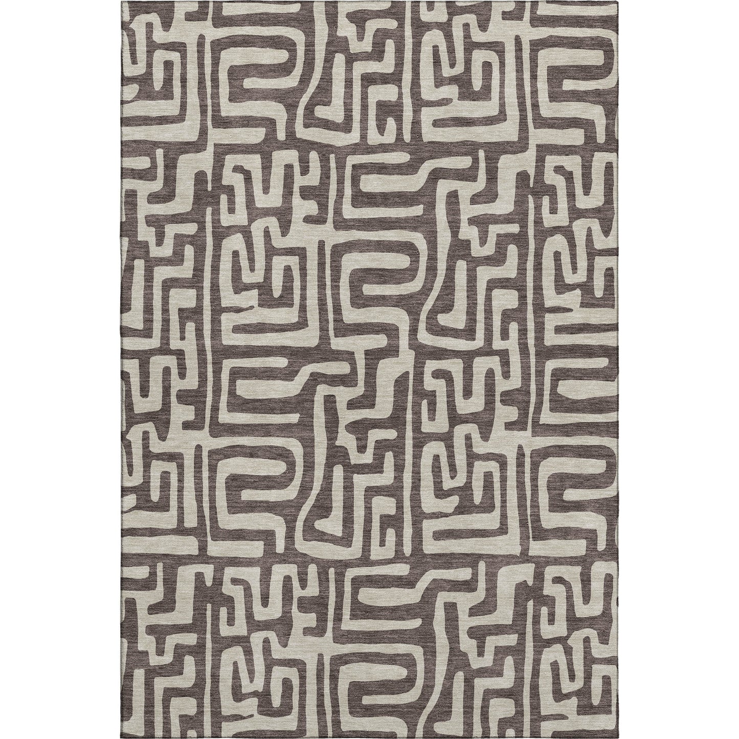 Dalyn Rugs The Reserve  Chocolate  Geometric