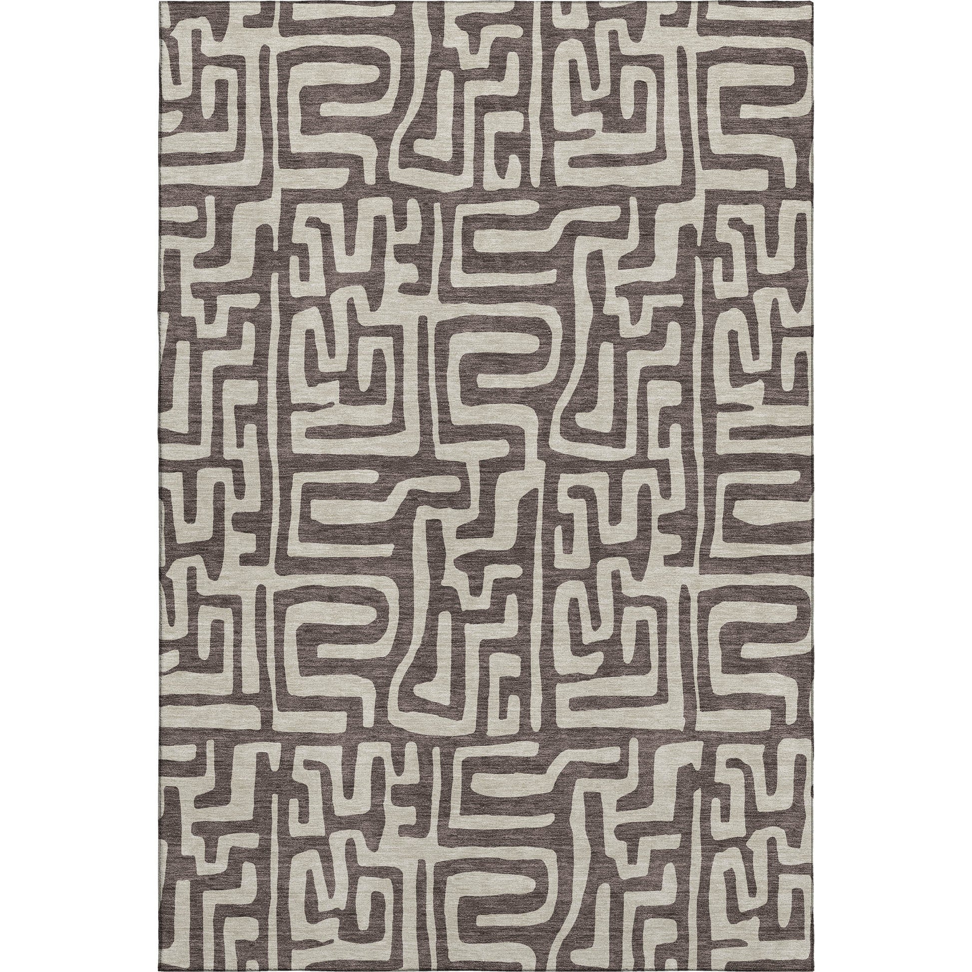 Dalyn Rugs The Reserve  Chocolate  Geometric