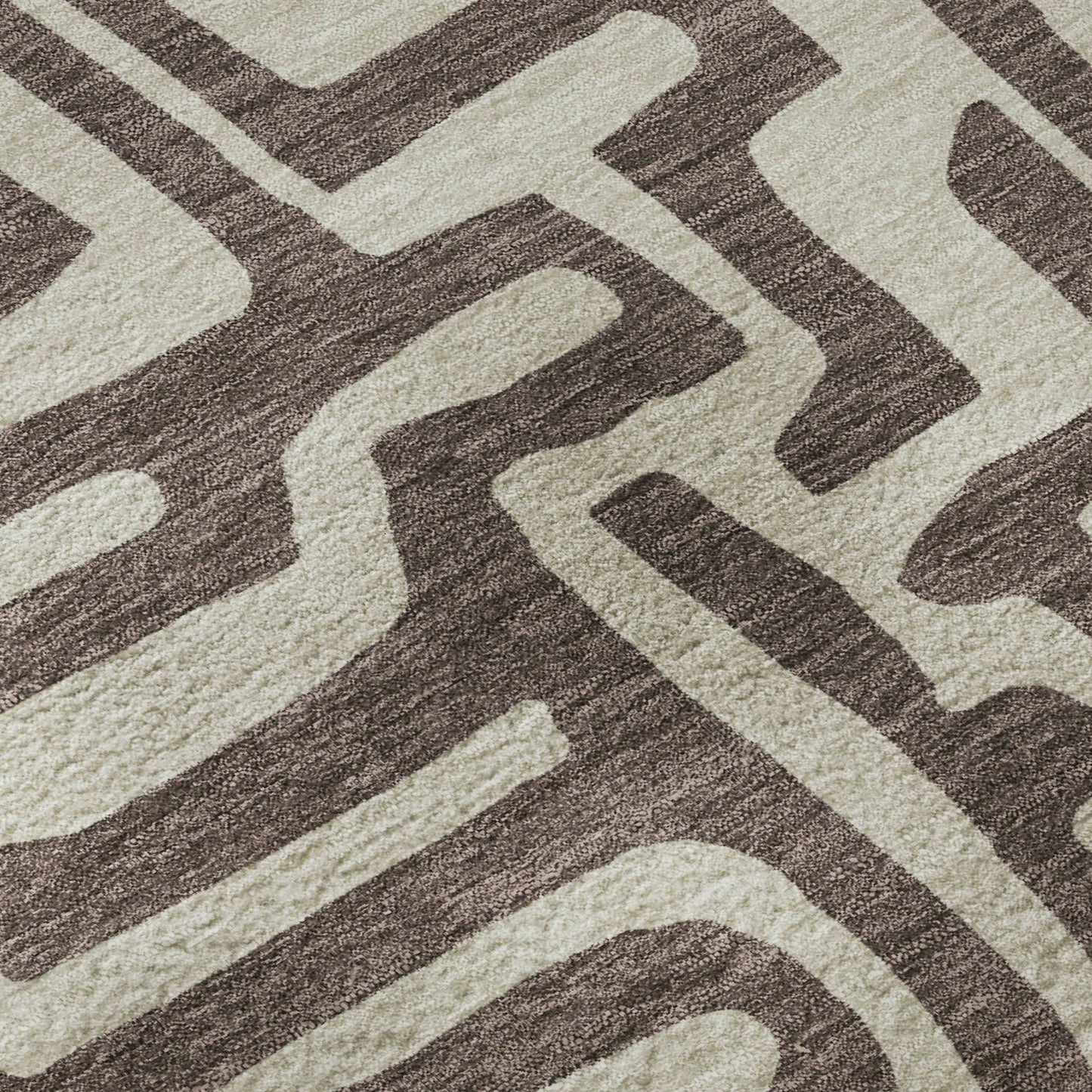 Dalyn Rugs The Reserve  Chocolate  Geometric