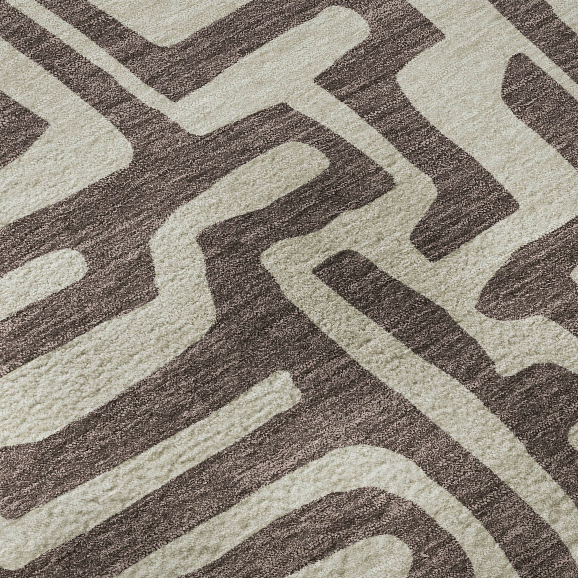 Dalyn Rugs The Reserve  Chocolate  Geometric