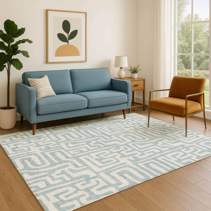 Dalyn Rugs The Reserve  Denim  Geometric