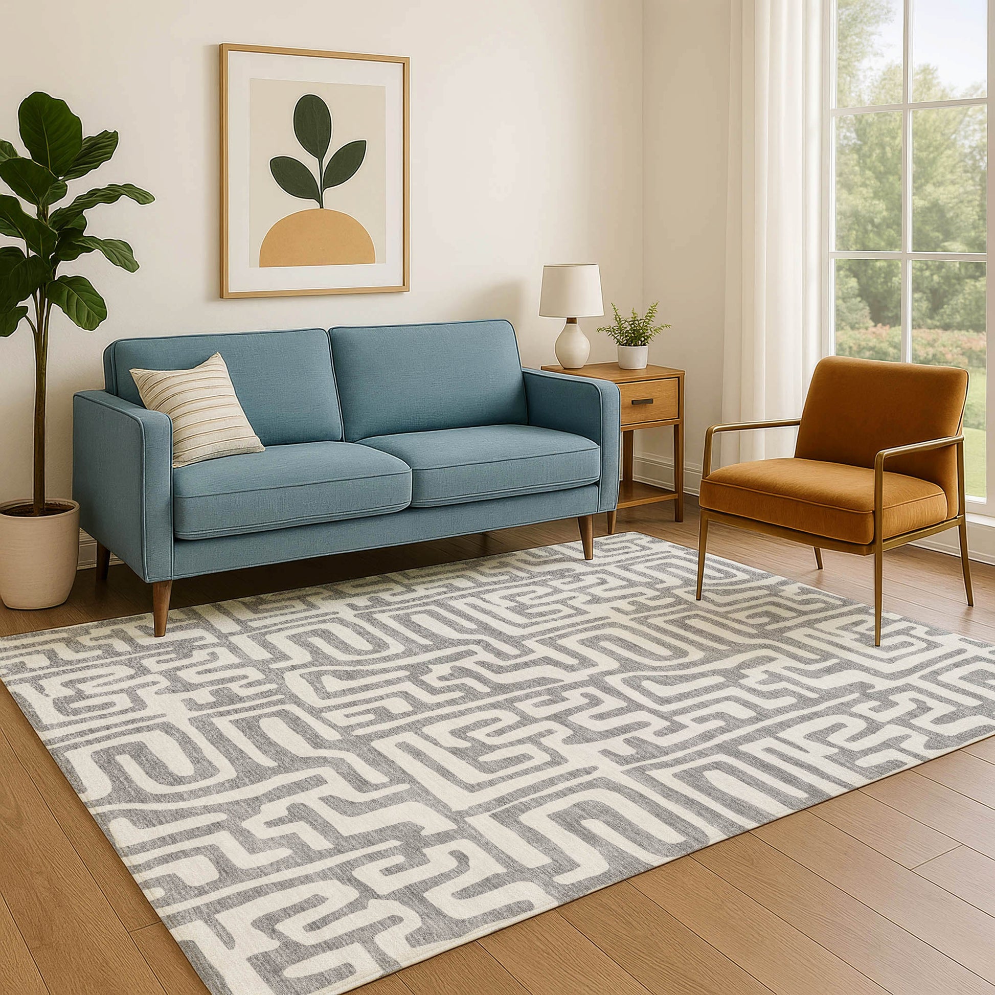 Dalyn Rugs The Reserve  Gray  Geometric