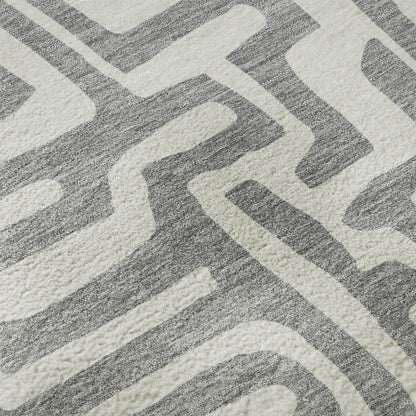 Dalyn Rugs The Reserve  Gray  Geometric