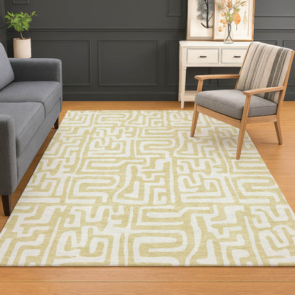 Dalyn Rugs The Reserve  Wheat  Geometric