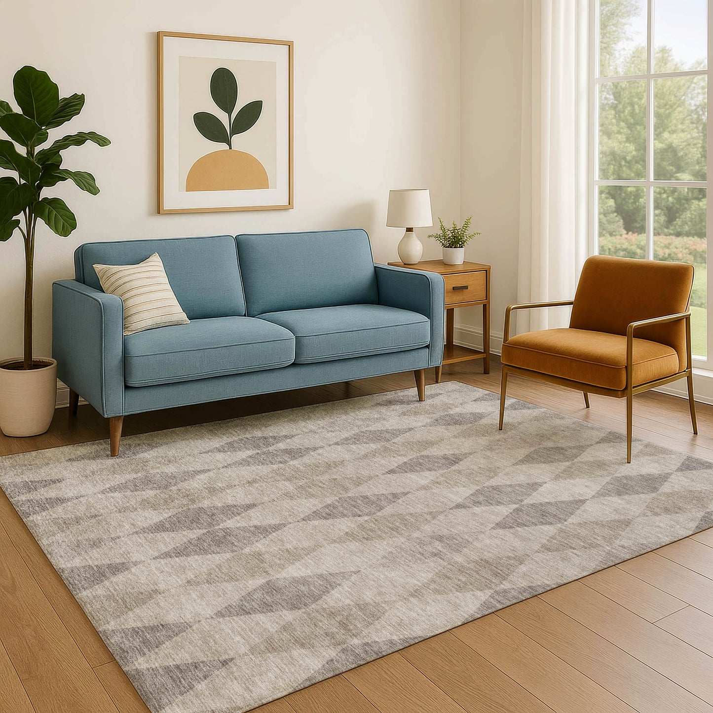 Dalyn Rugs The Reserve  Beige  Geometric