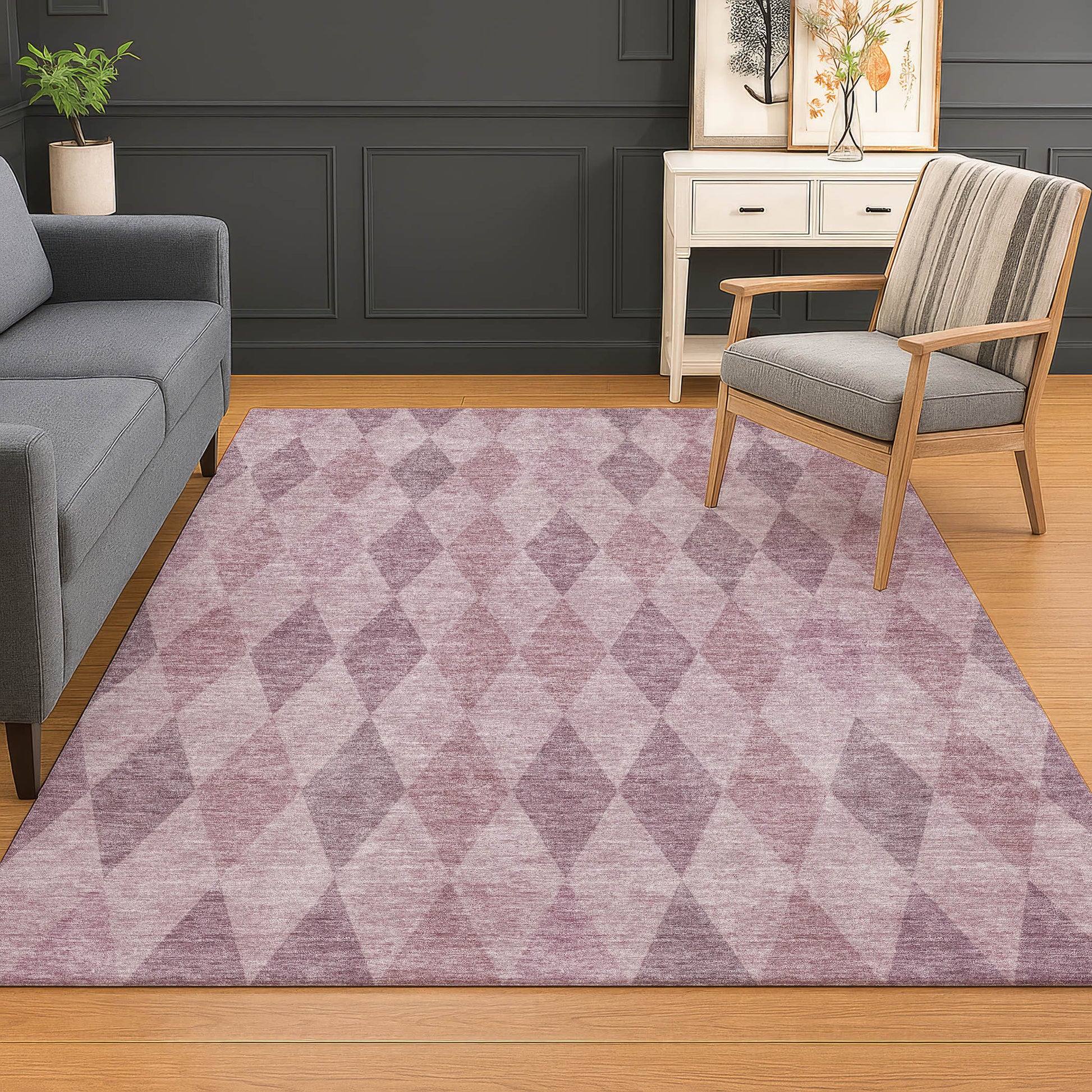 Dalyn Rugs The Reserve  Blush  Geometric