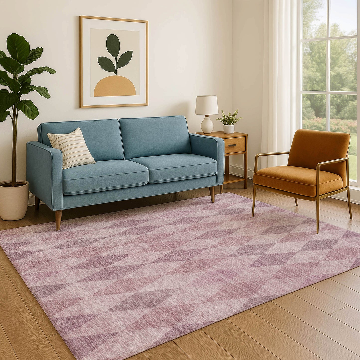 Dalyn Rugs The Reserve  Blush  Geometric