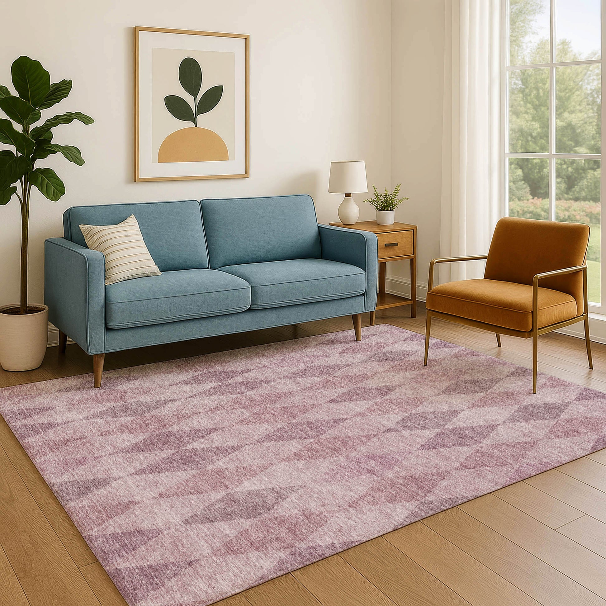 Dalyn Rugs The Reserve  Blush  Geometric