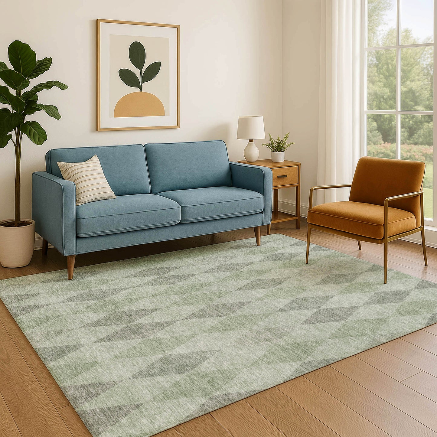 Dalyn Rugs The Reserve  Fern  Geometric